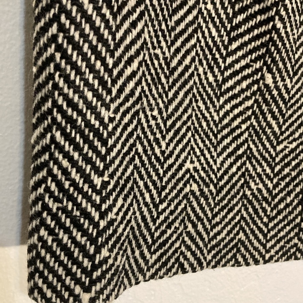 Vintage herringbone pencil skirt handmade 1950’s